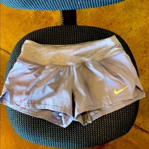 Nike Dri Fit Shorts XS Purplish With Gray